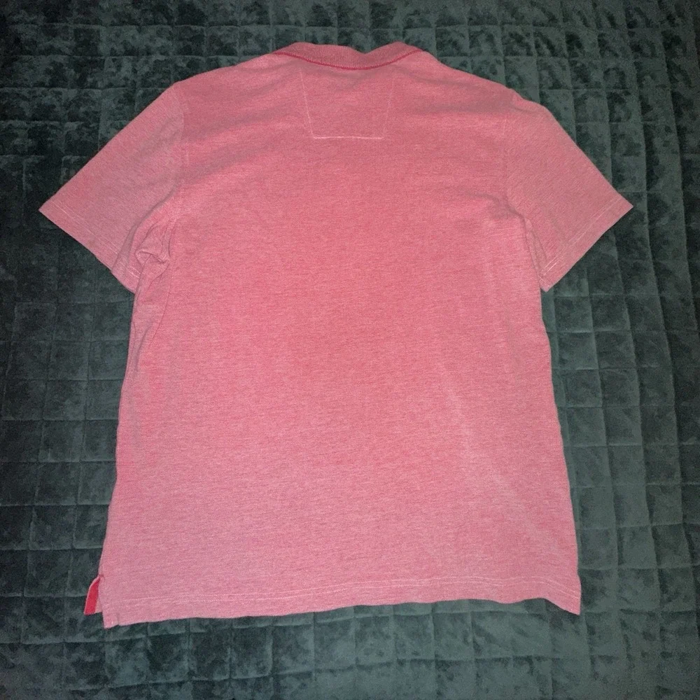 Nautica Mens Short Sleeve Polo Shirt Large (L) Red Classic Preppy